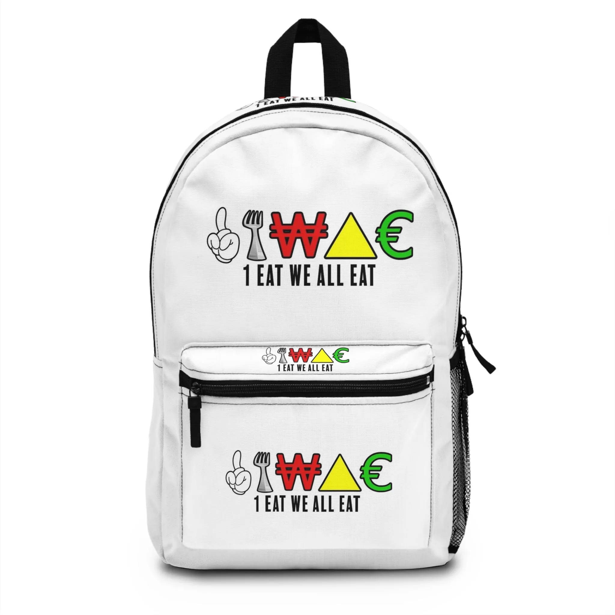 1 EAT WE ALL EAT Backpack