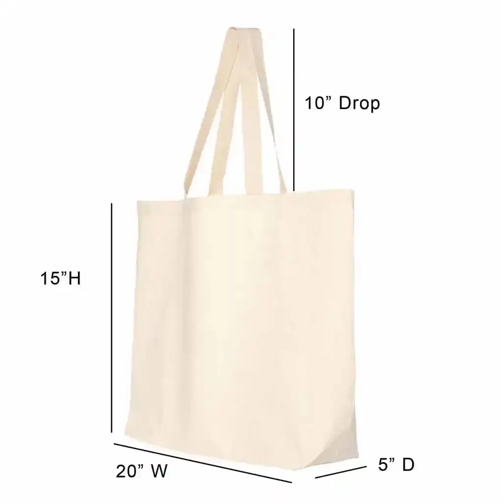 19th Hole Cotton Canvas Tote Bag for Golfer