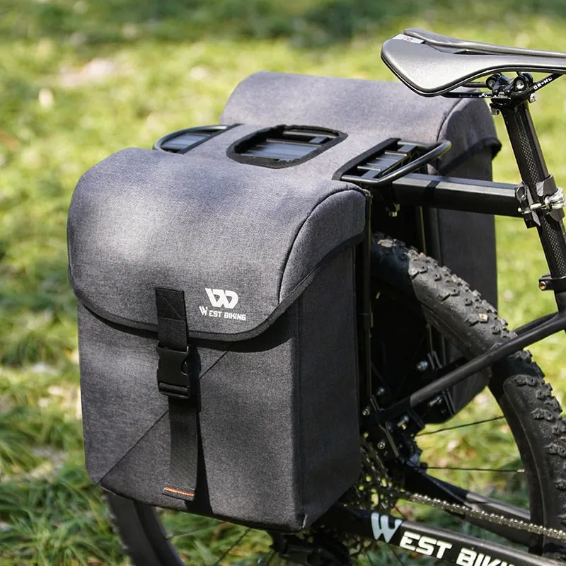 35L Large Capacity Bike Panniers Bicycle Rear Double Sides Bag Cycling Luggage Carrier MTB Cruisers Bike Cargo Bag