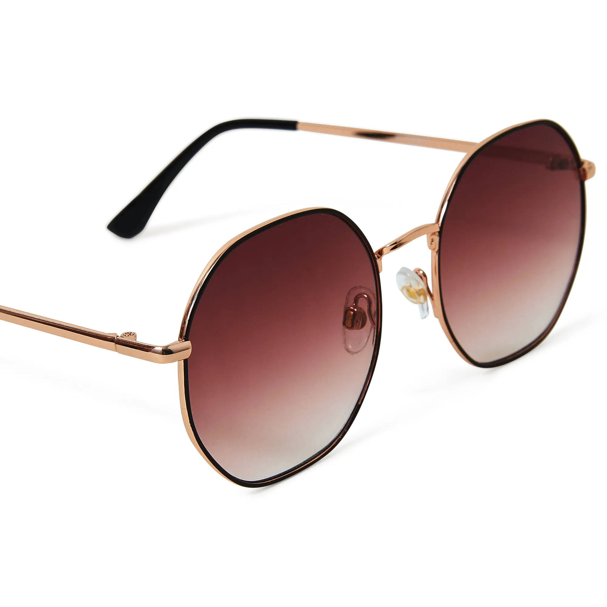 Accessorize London Women's Ombre Lense Round Sunglasses