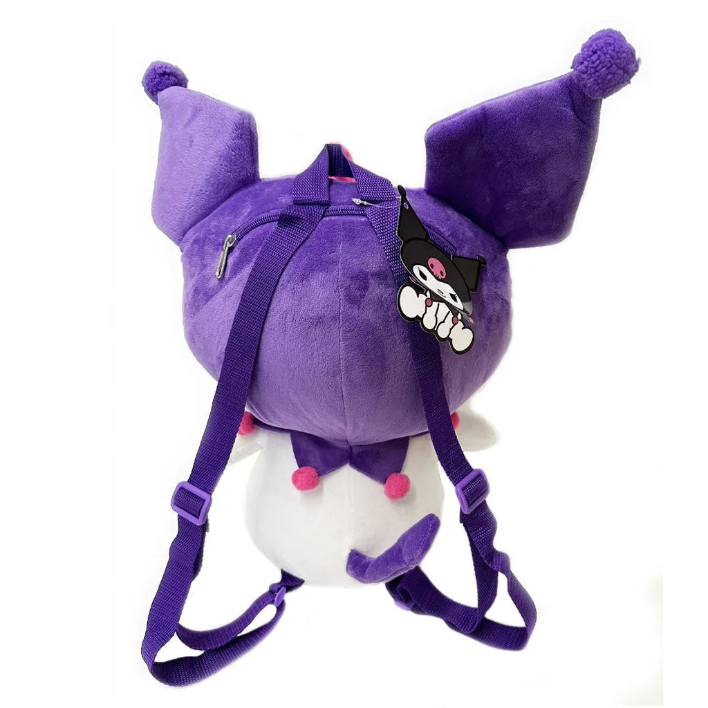 Accessory Innovations Kuromi 14 Sanrio Purple Plush Backpack