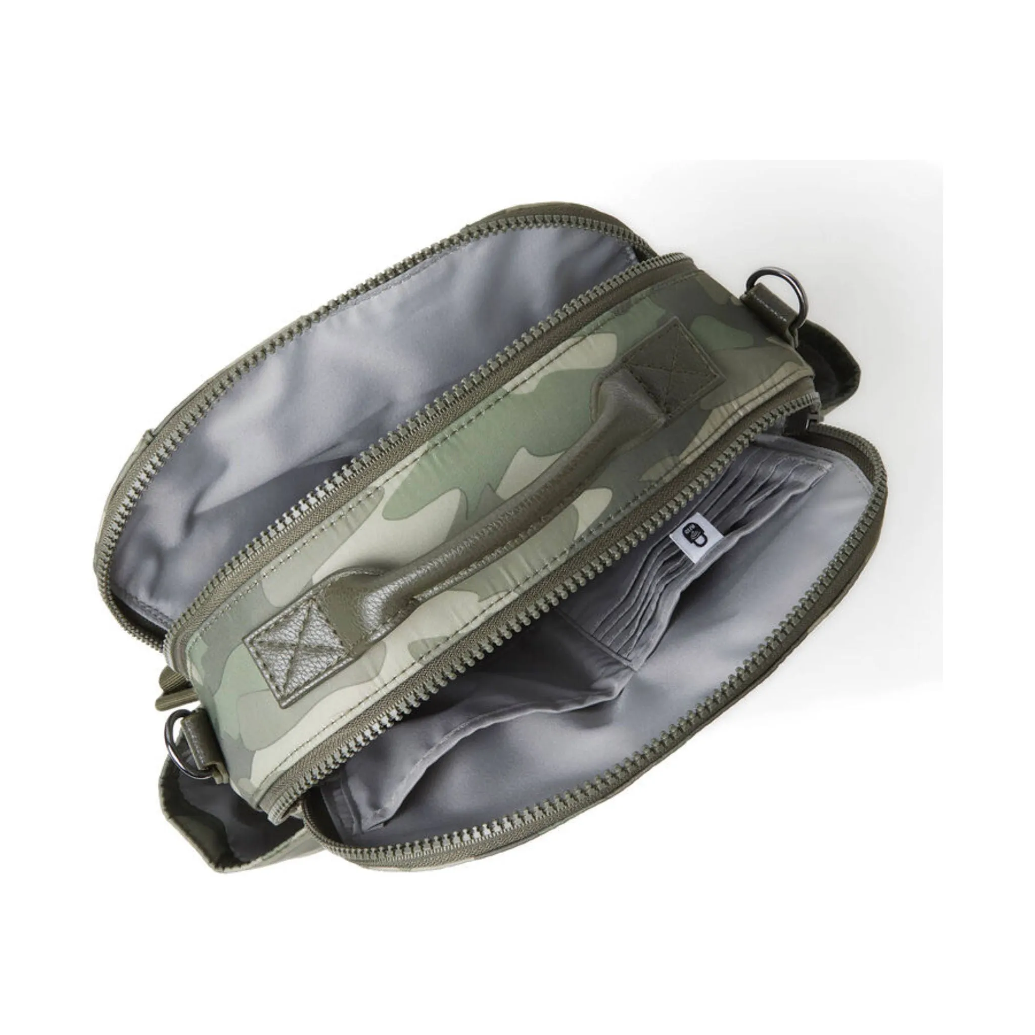 Baggallini Houston Convertible Backpack Tote Bag - Green Camo