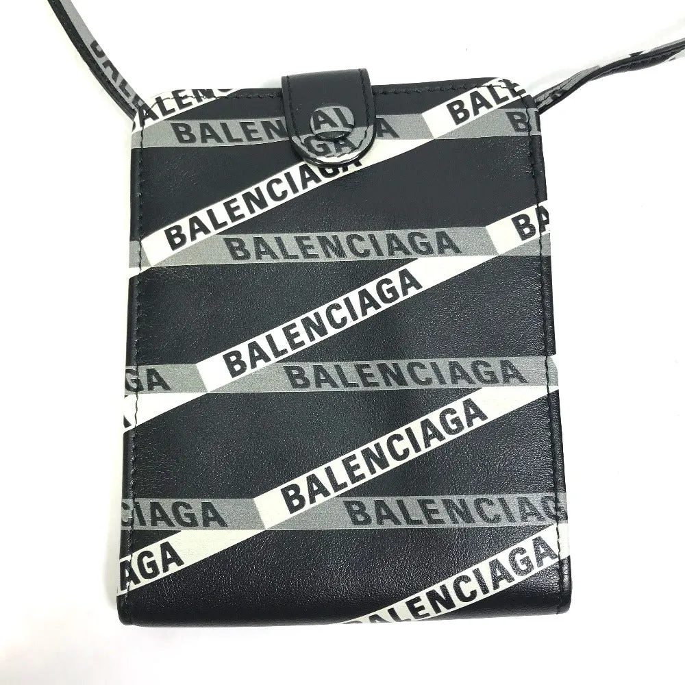 BALENCIAGA Shoulder Bag 541567 leather black Pouch Pochette Wallet Explorer Shoulder Wallet mens