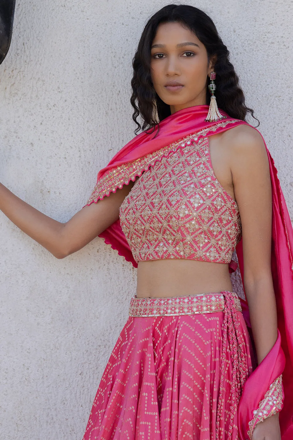 Banarasi Chanderi Silk Lehenga