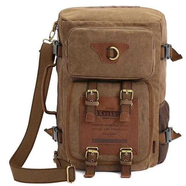 Canvas Backpack Leisure Travel 20 to 35 Litre Backpack