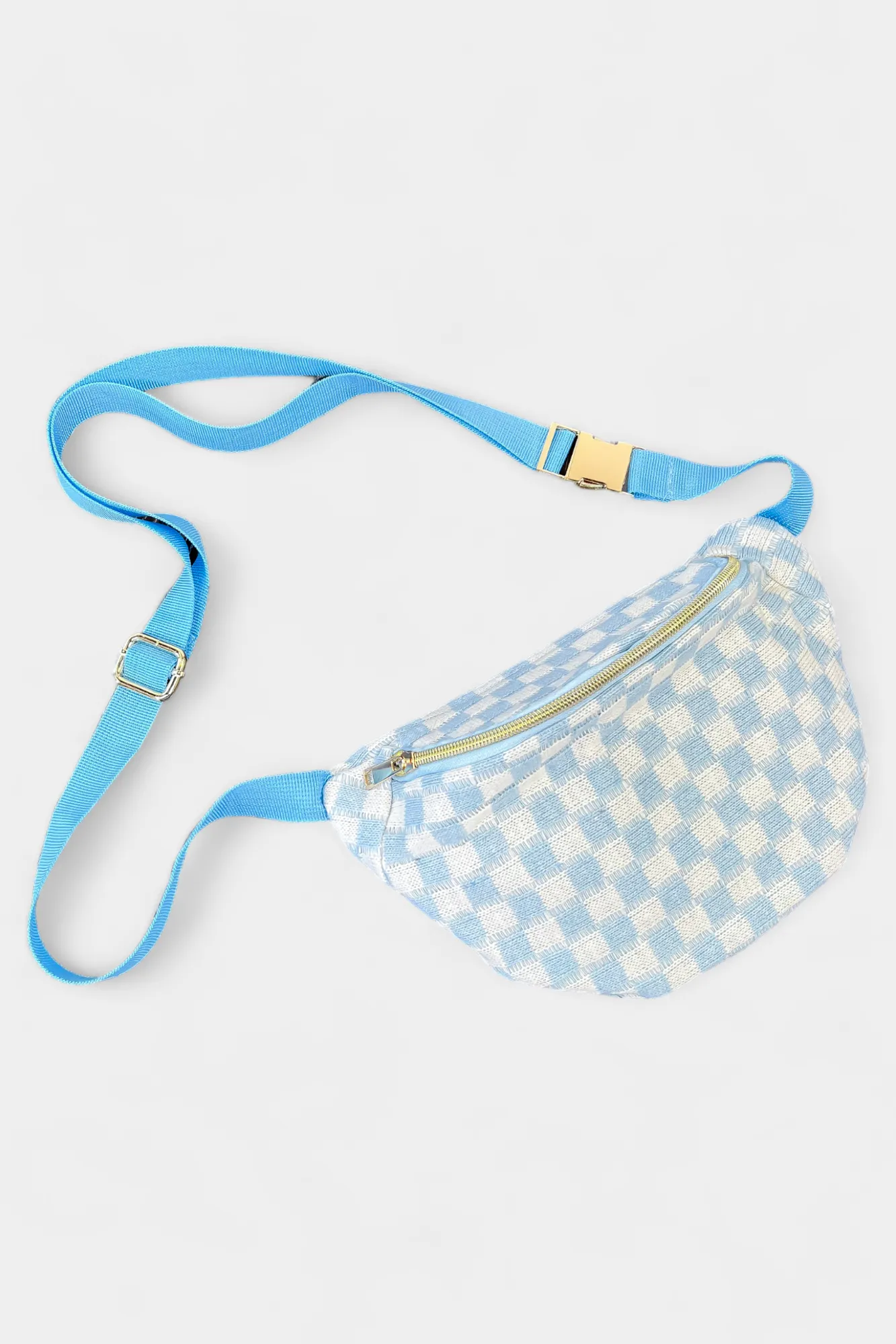 Checkered Crossbody Sling Bag