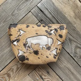 Cowhide & Pendleton Make-Up Bag 06