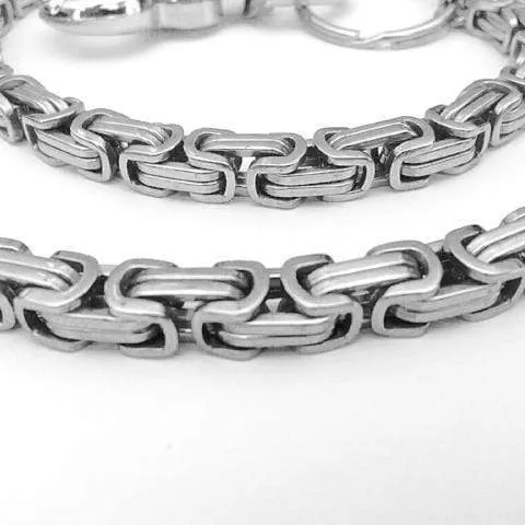 Daytona - Silver - Wallet Chain Deluxe - 1/4 inch wide