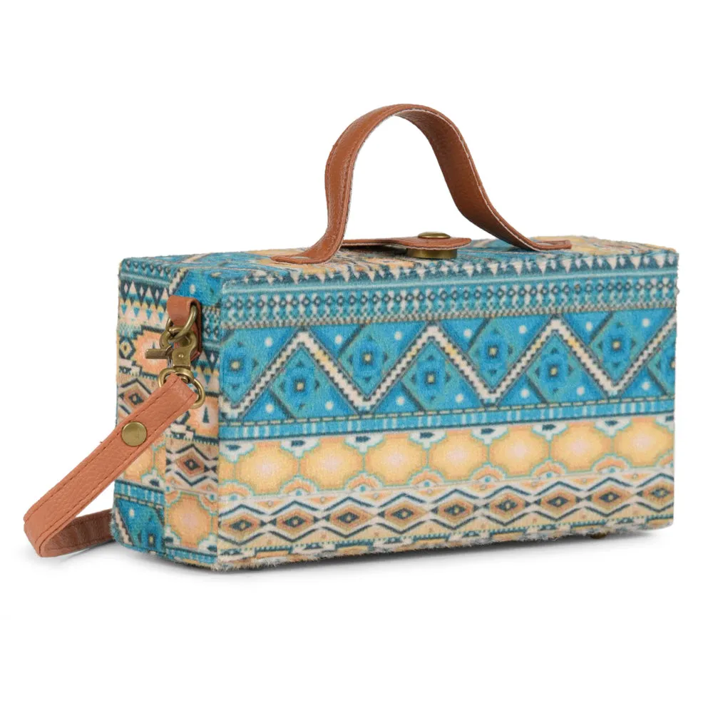 Dhaka Handcrafted Print Clutch Bag for Women