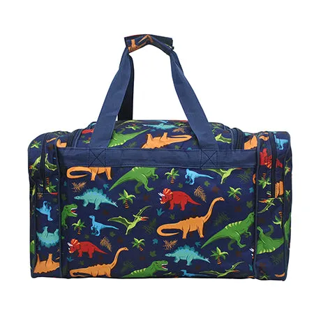 Dino World Print NGIL Canvas 20 Duffle Bag