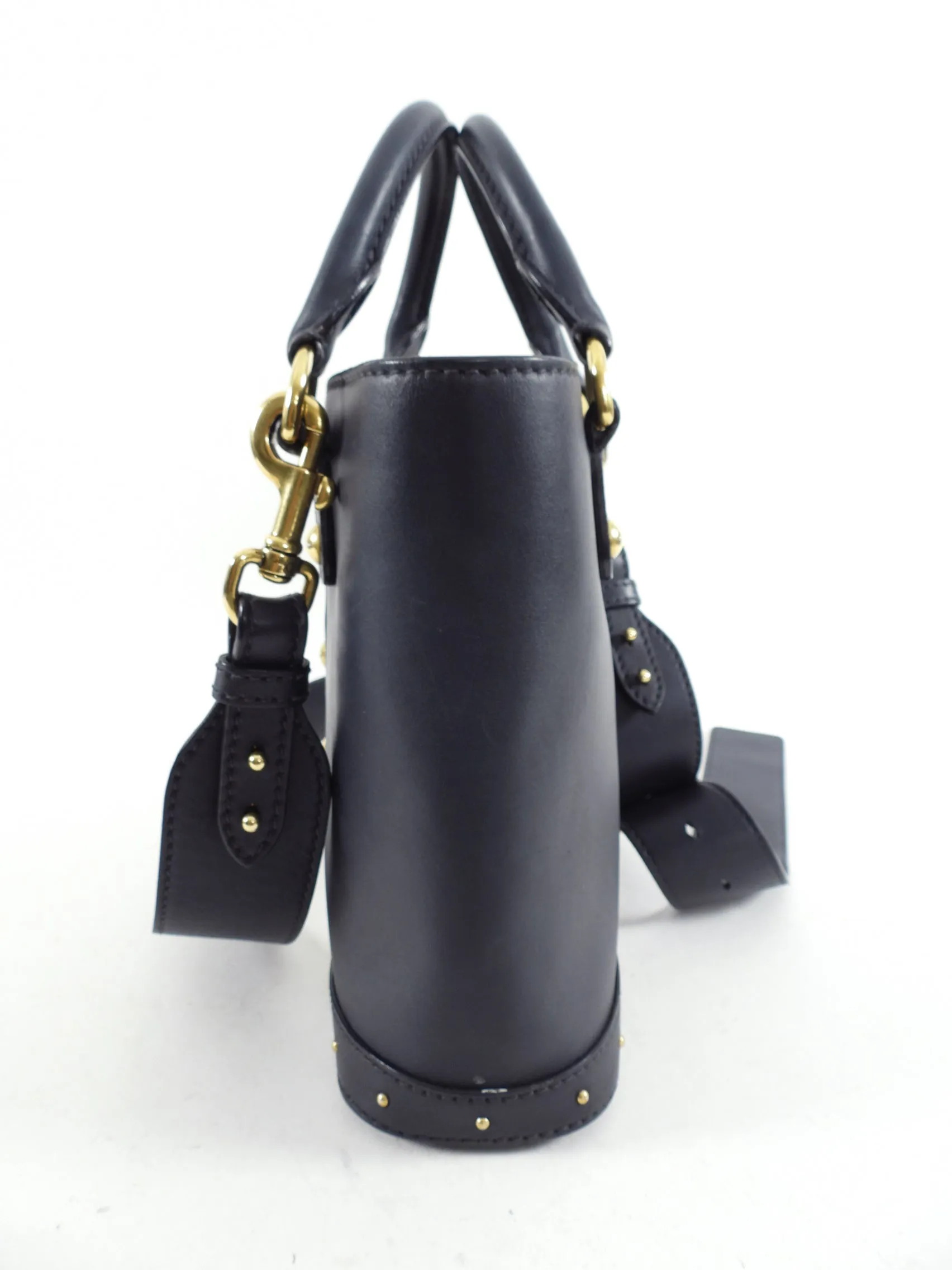 Dior DiorAvenue Small Leather Studded Bucket Bag