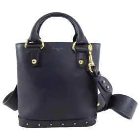 Dior DiorAvenue Small Leather Studded Bucket Bag