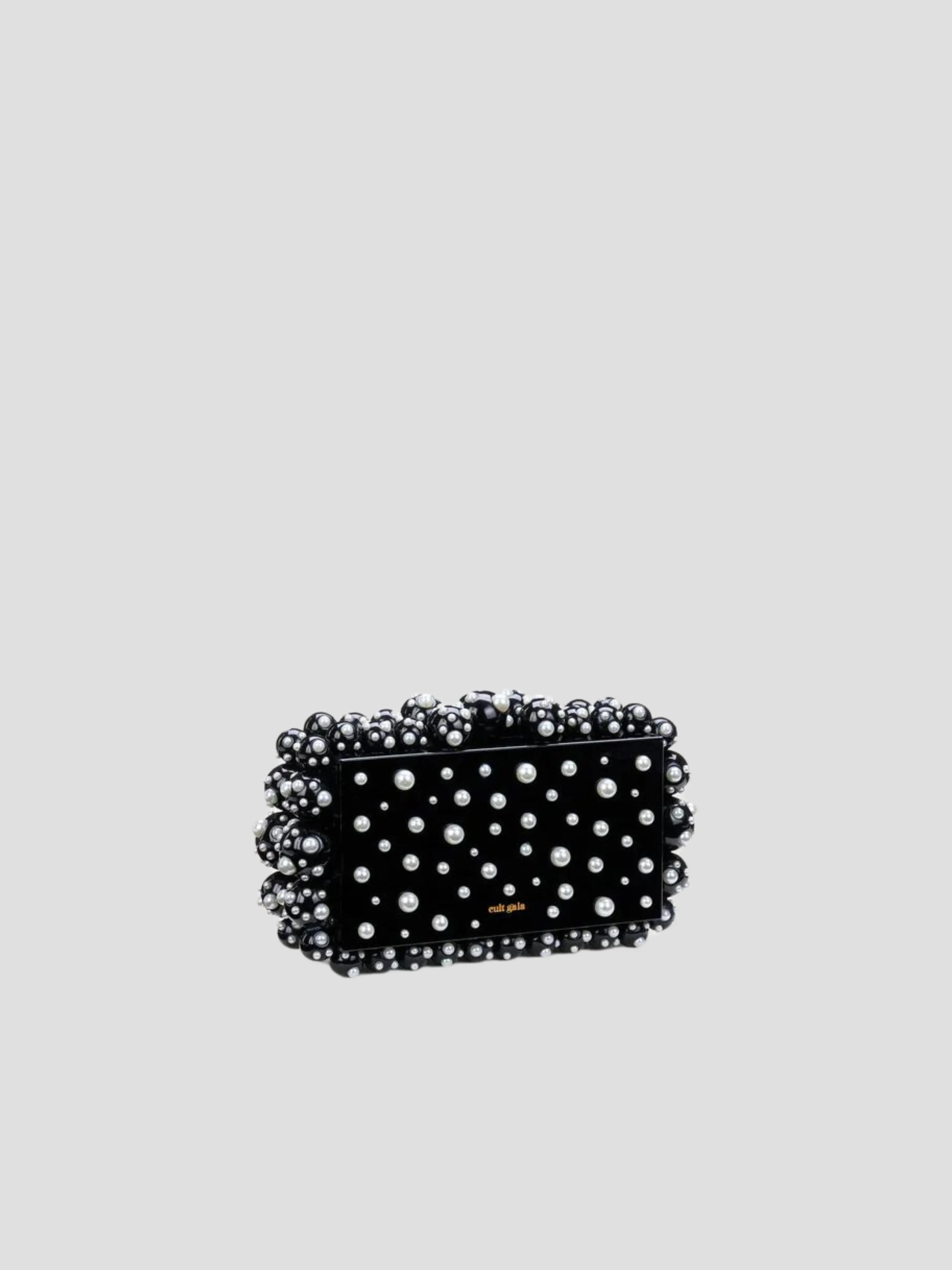 Luxurious Eos Black Pearl Evening Clutch Purse