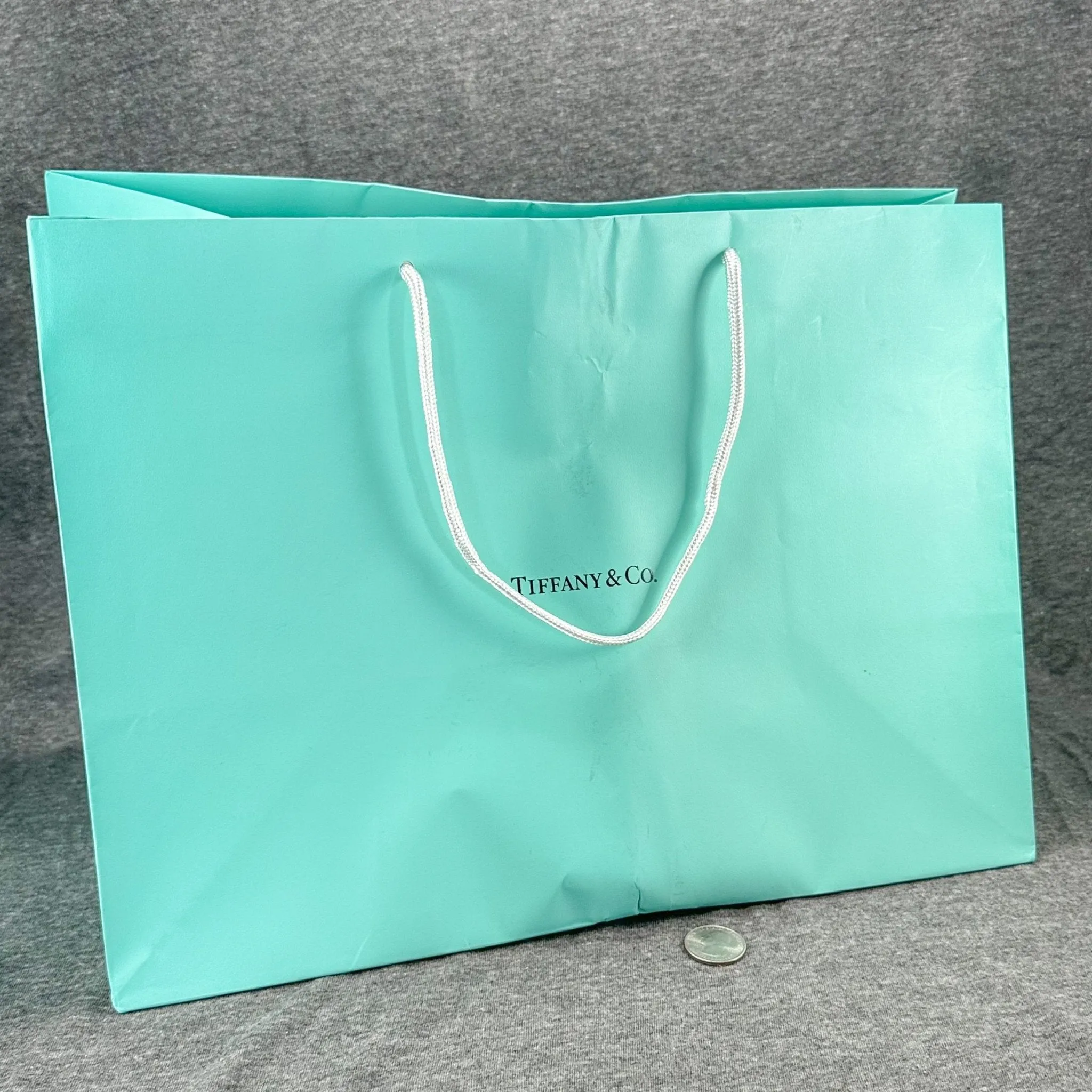 Estate Tiffany & Co. Blue Paper Bag EMPTY