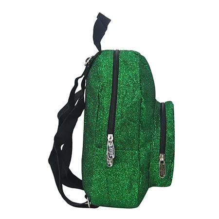 Green Glitter NGIL Mini Backpack