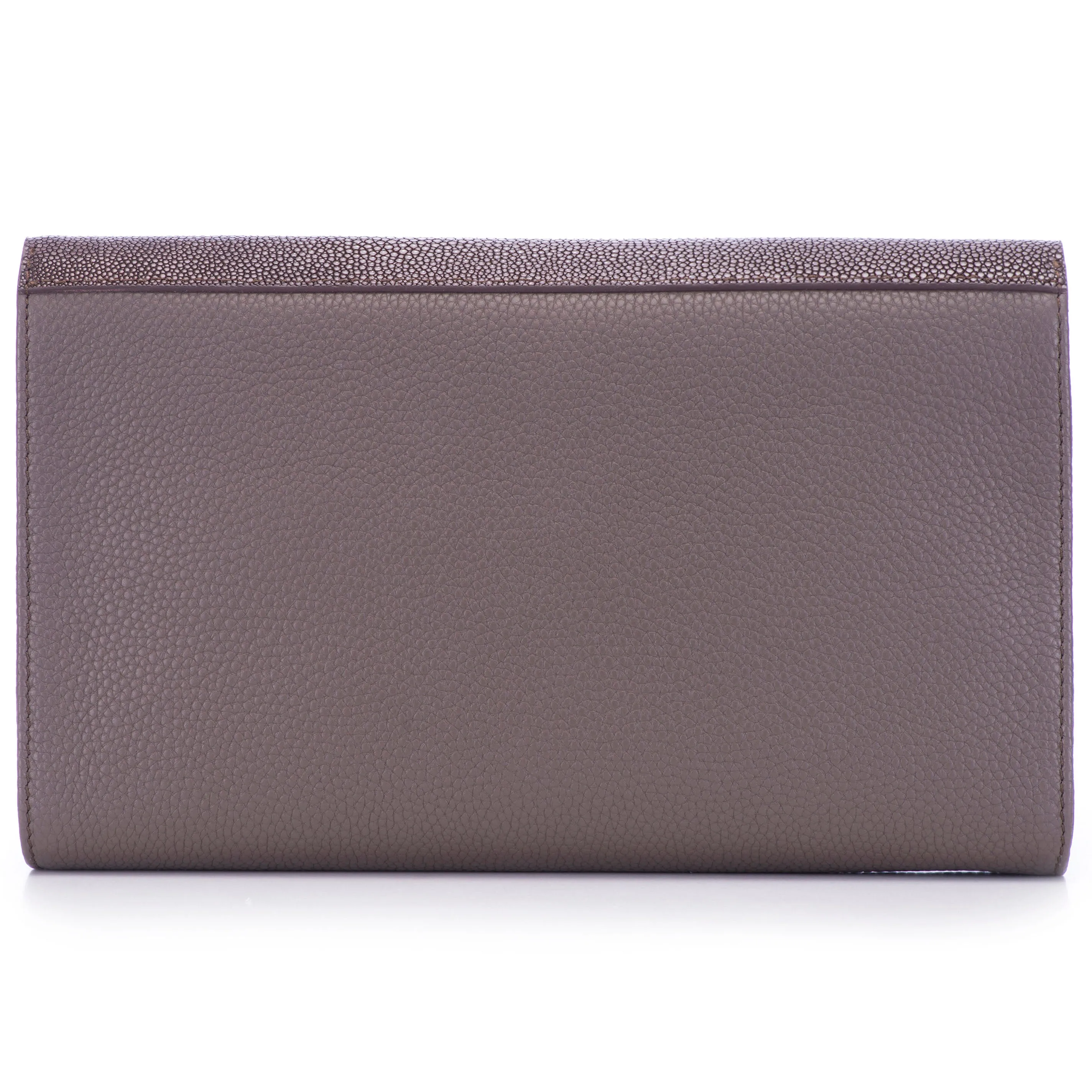 Holly Large Fold Top Clutch with Chain