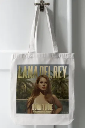 Lana Del Rey Born To Die (Paradise Edition) White Tote Bag With Zipper