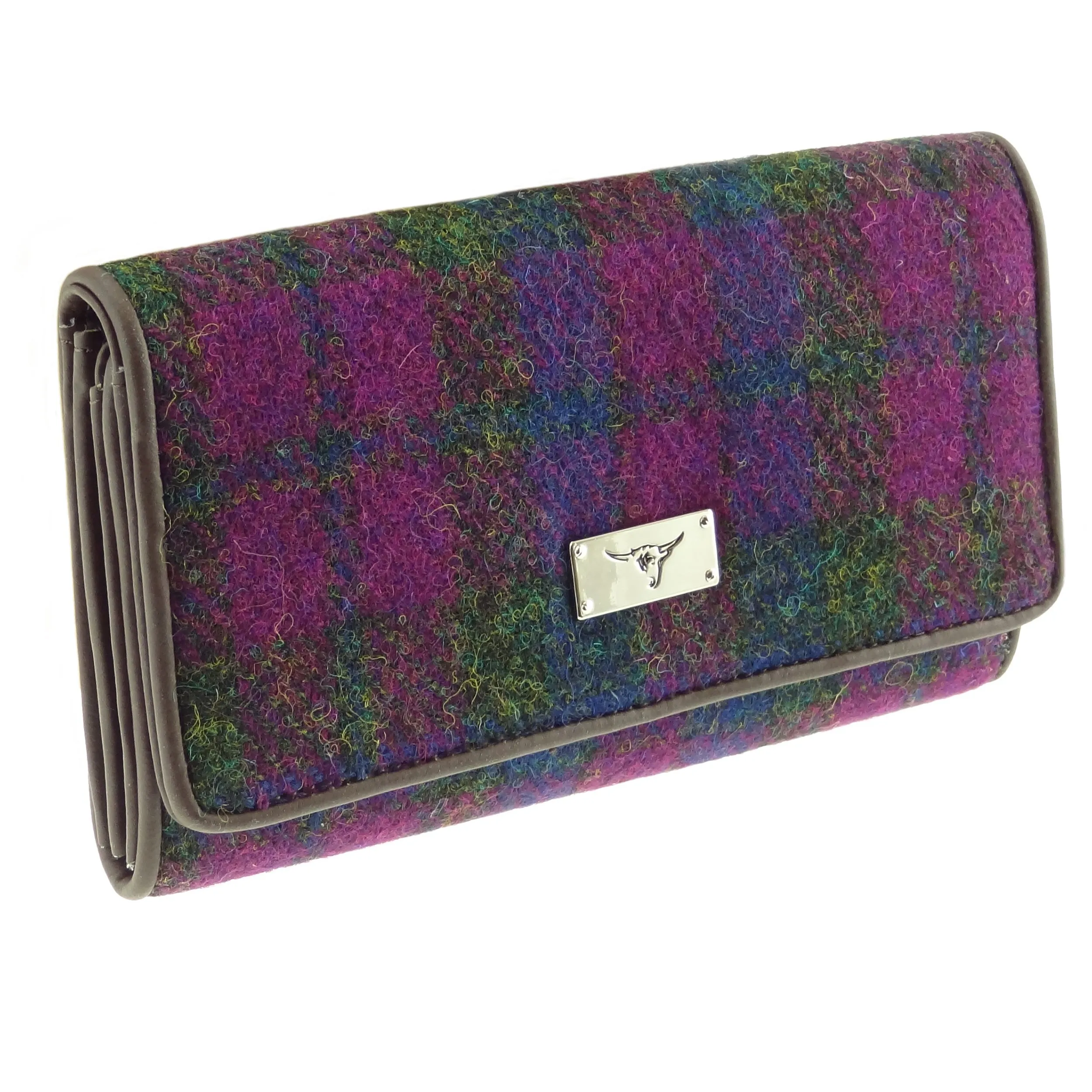 Large Purse 'Tiree' with Harris Tweed