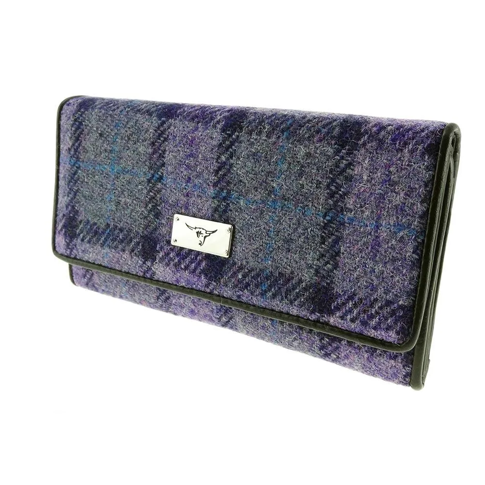 Large Purse 'Tiree' with Harris Tweed