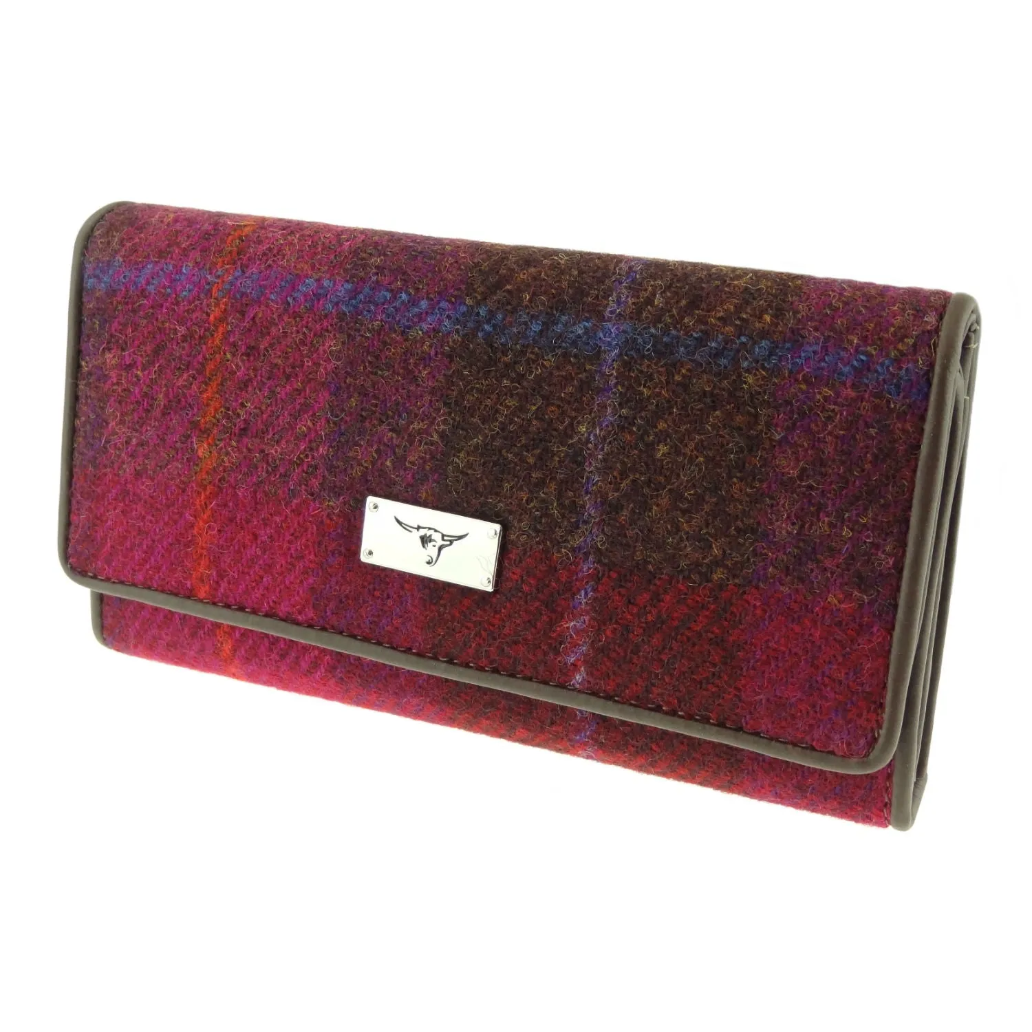 Large Purse 'Tiree' with Harris Tweed