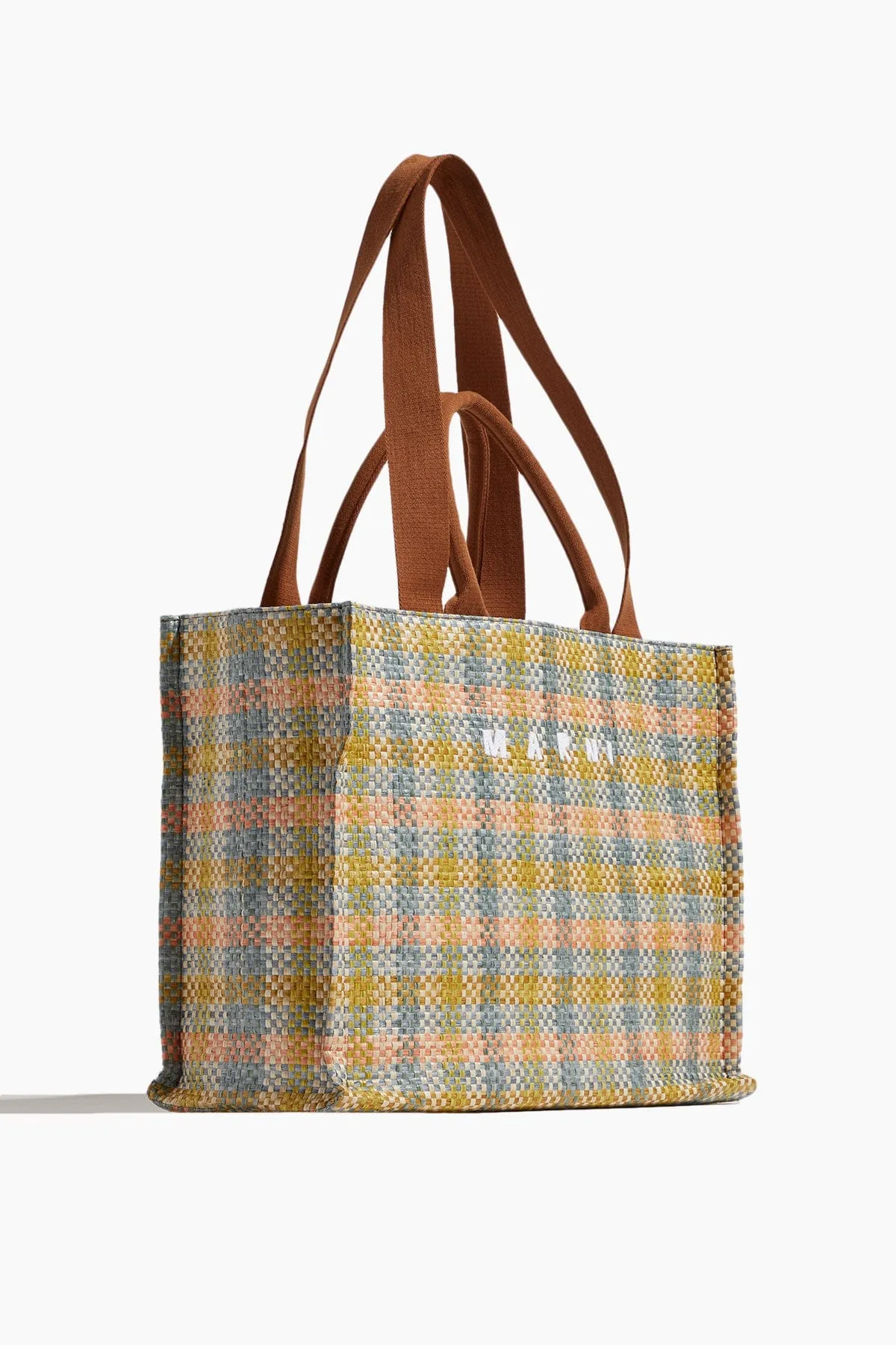 Large Tote Bag in Lemon/Apricot/Moca