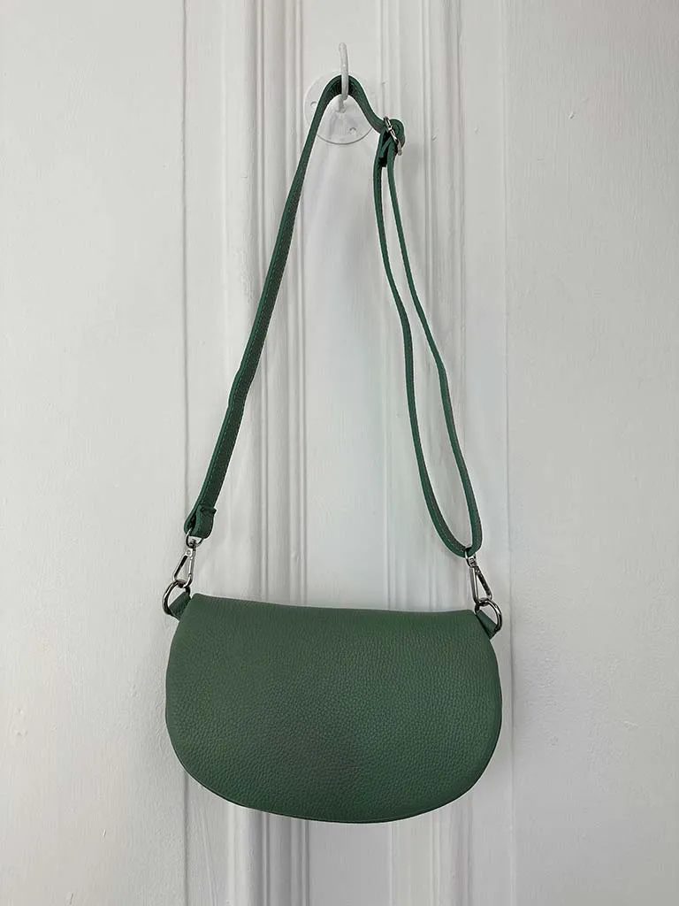 Leather Bumbag - Sage