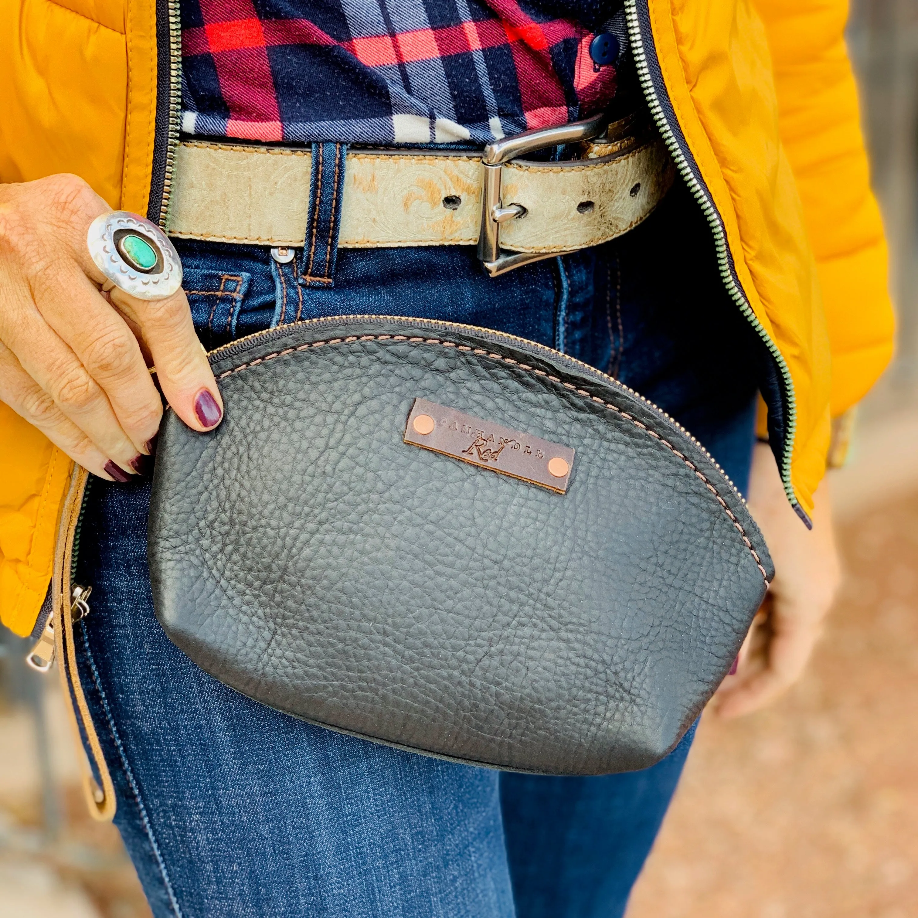 Leather Clutch Purse