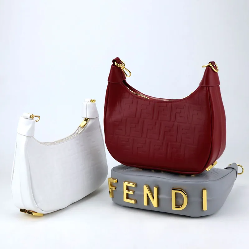 Lettergraphy Hobo Bag Luxury Leather Handbag