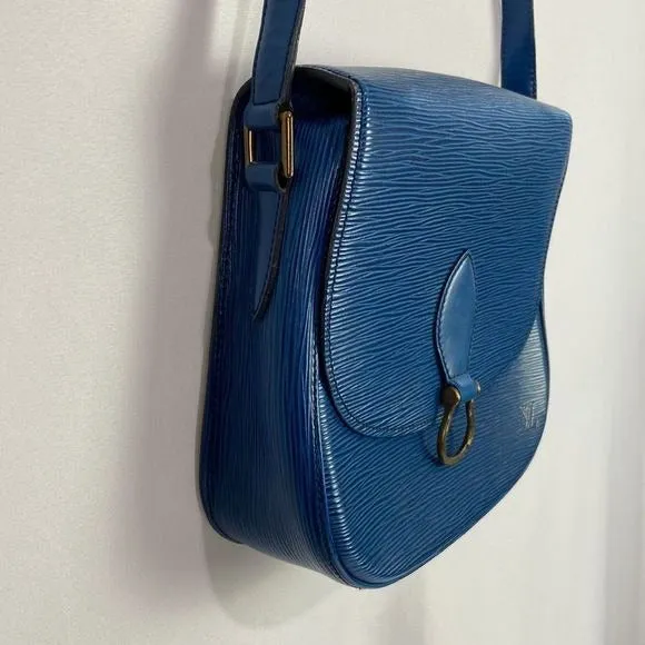 Louis VuittonBlue Epi St Cloud Bag