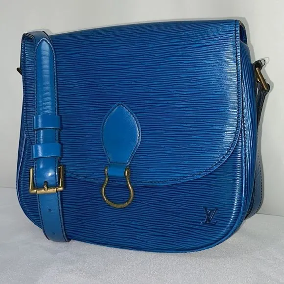 Louis VuittonBlue Epi St Cloud Bag