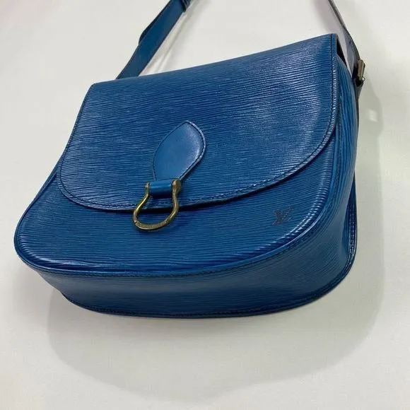 Louis VuittonBlue Epi St Cloud Bag