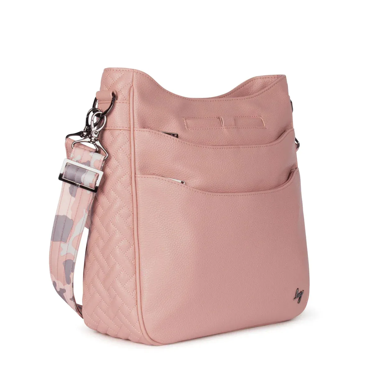 LUG Cable Car Classic VL Crossbody Bag in Blush