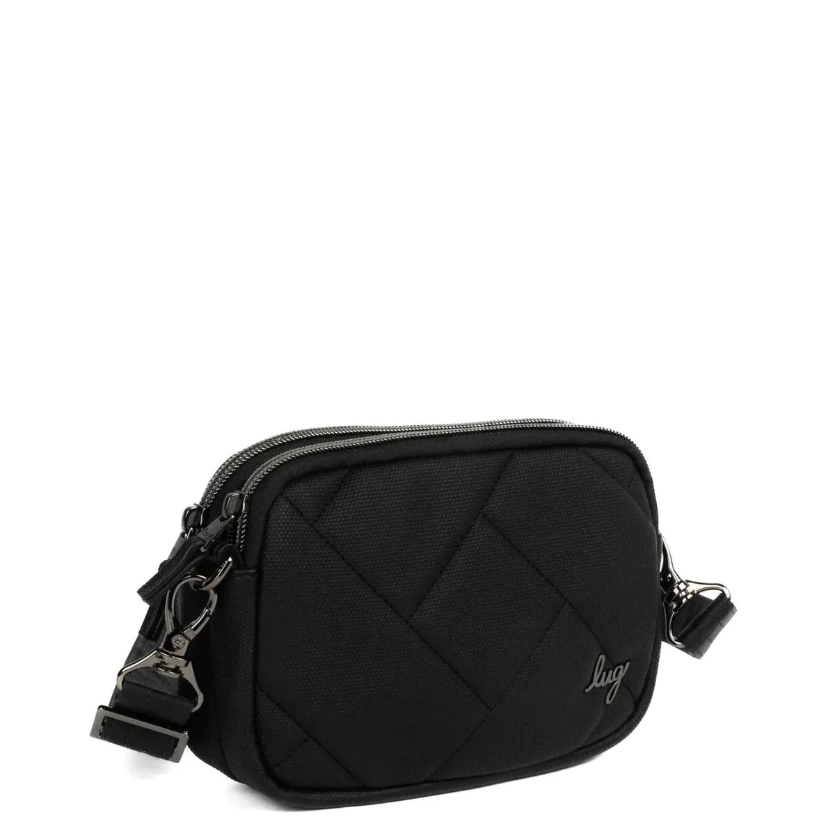 LUG Coupe Matte Luxe VL Convertible Crossbody Bag in Black