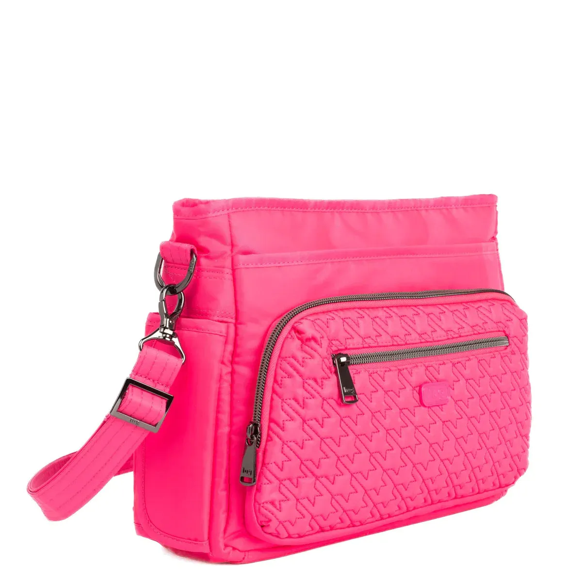 LUG Shimmy SE Crossbody Bag in Magenta