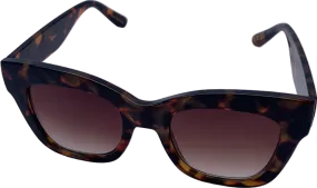 MANGO Brown Fatima Acetate Framed Sunglasses One Size