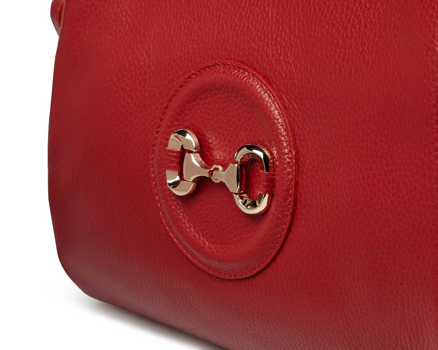 MARCO MOREO  Red Leather Shoulder  Bag