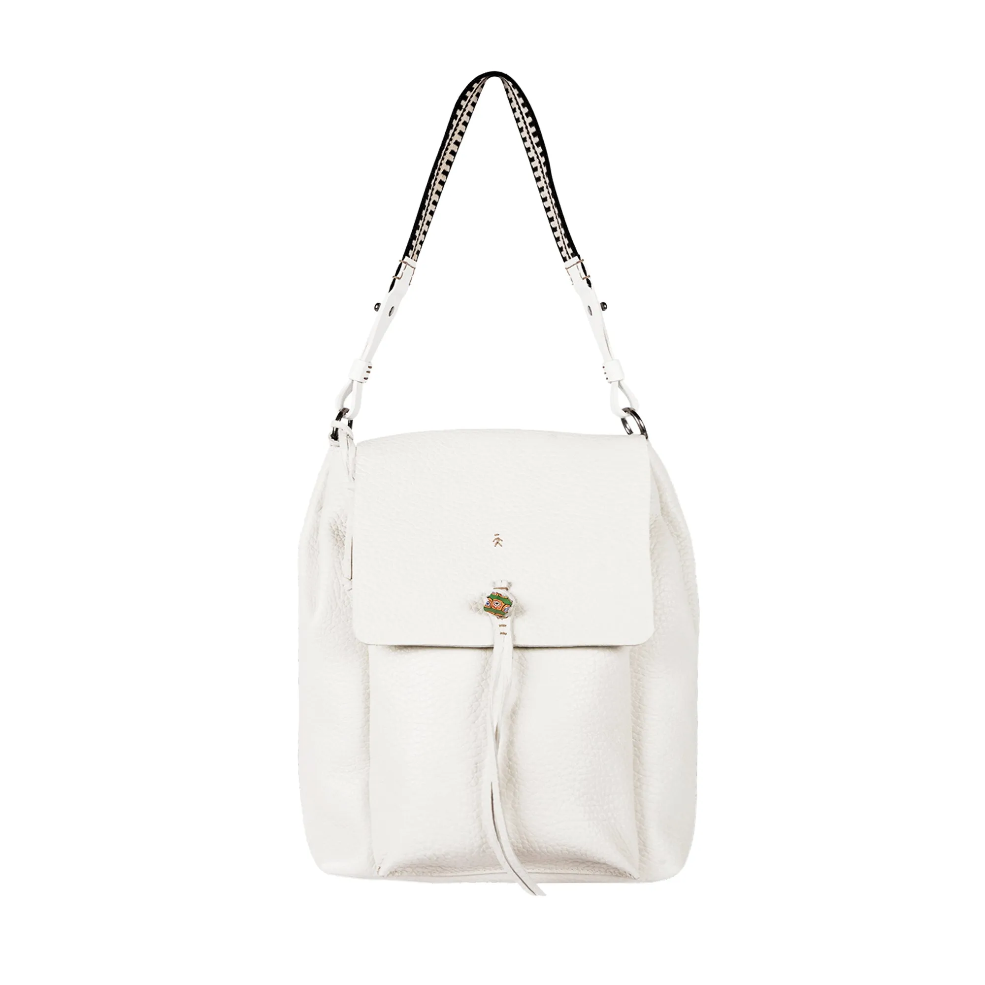 Marika Backpack L Greca Rhino Chalk White