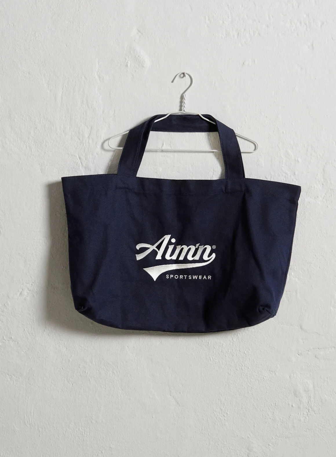 Navy Pitch Canvas Tote Bag