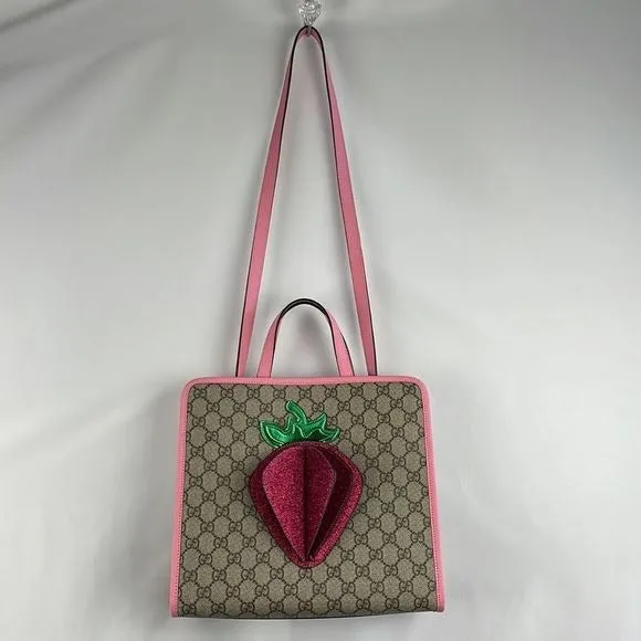 New GucciBag with Logo and 3D Strawberry