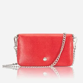 Paris Chain Purse, Cherry