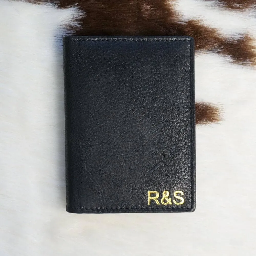 Personalised Leather Card Holder - KALGHI