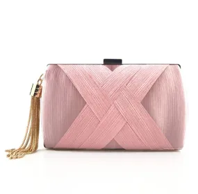 Pink Cylinder Clutch