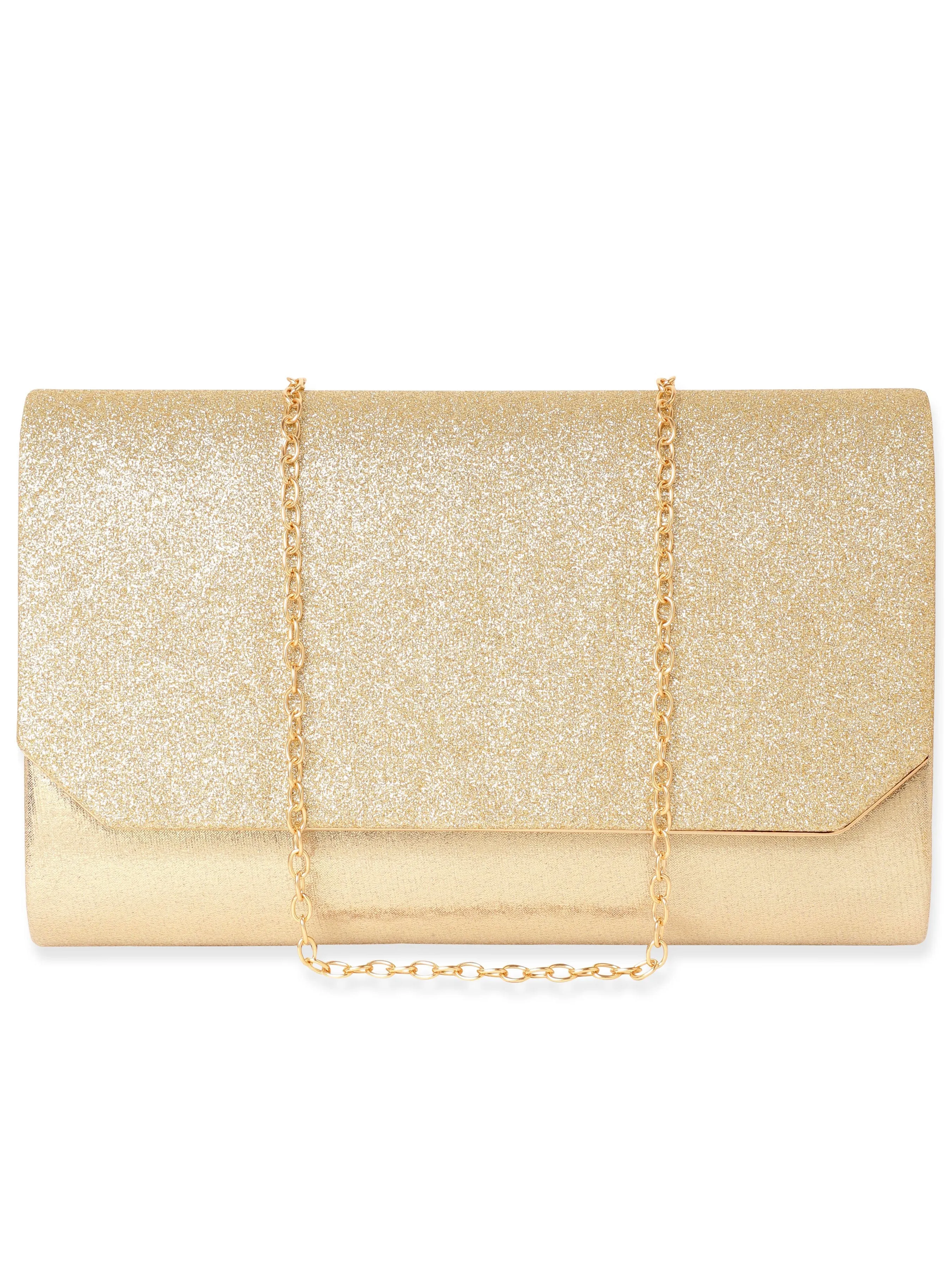 Rubans Starlit Opulence Handcrafted Shimmery Clutch Bag