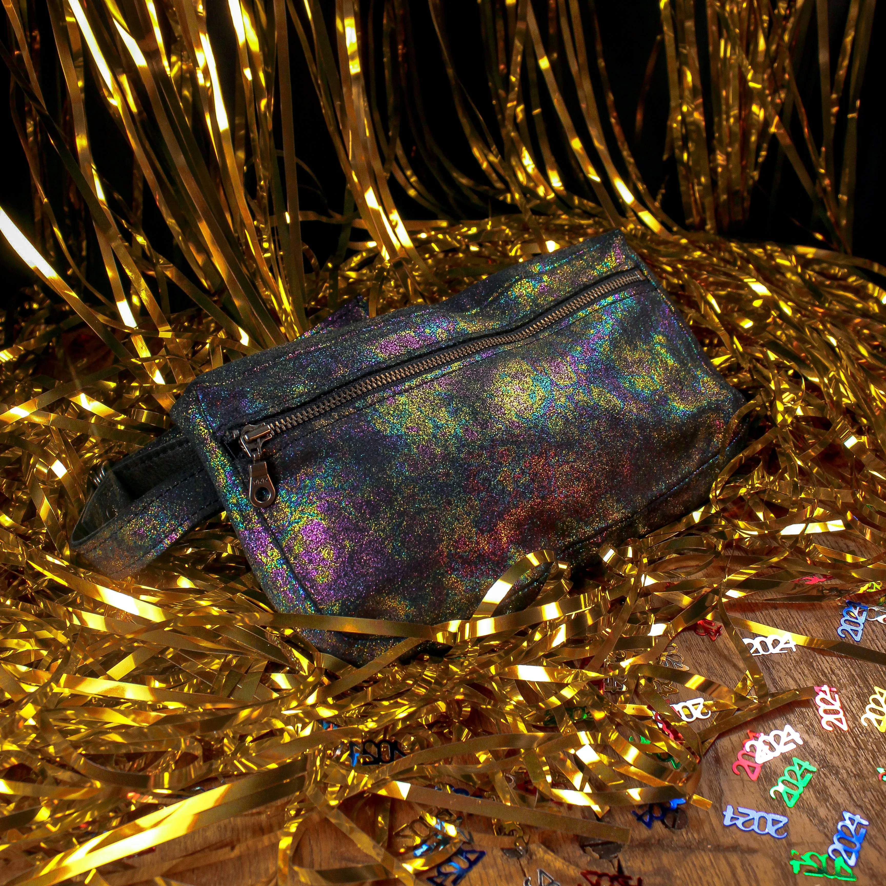 SALE! Sparkle Fanny Pack in Oil Slick by Tracey Tanner