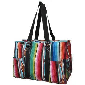 Serape NGIL Zippered Caddy Large Organizer Tote Bag