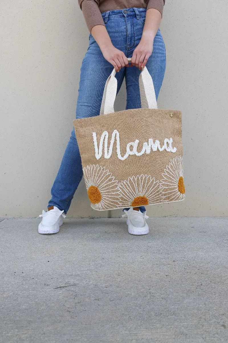 Simply Southern Embroidered Tote: Sun & Fun Jute Bag for Stylish Carrying