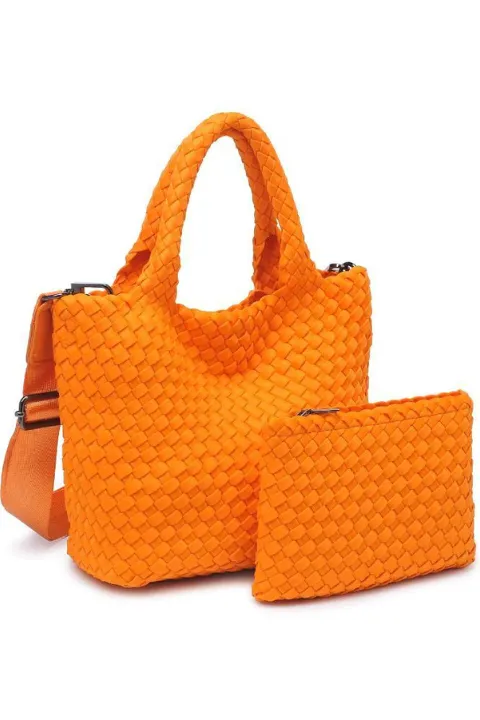 Sky's The Limit - Small Woven Neoprene Tote