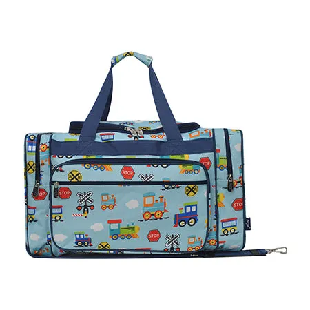 Train Print NGIL Canvas 20 Duffle Bag