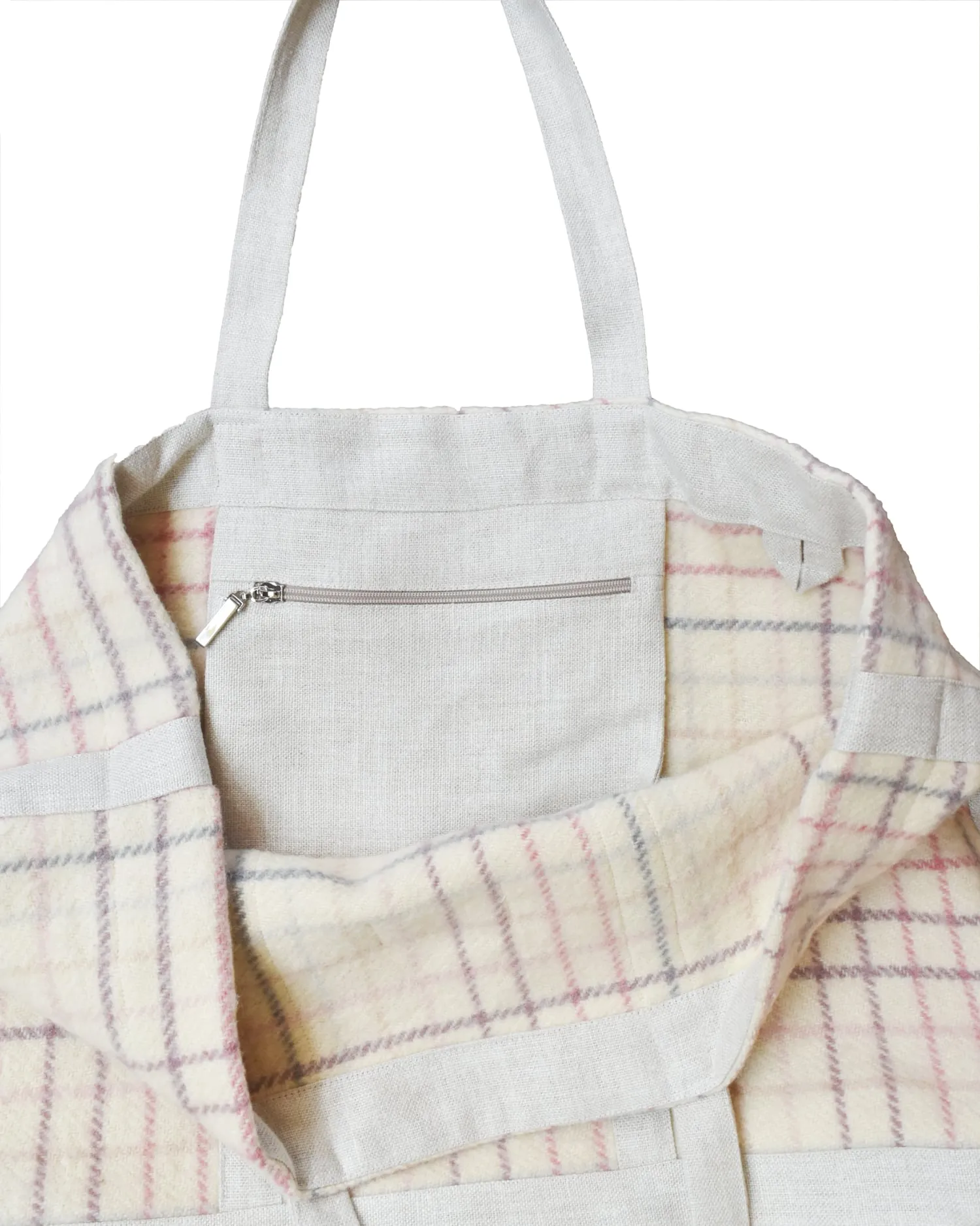 Vintage Wool Blanket Tote Bag