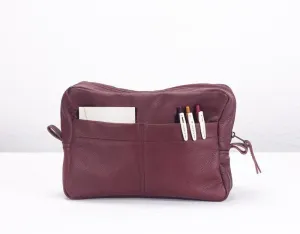 Ydra organizer - Burgundy leather